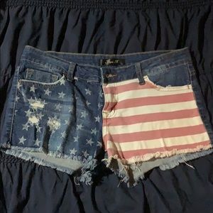 American flag shorts